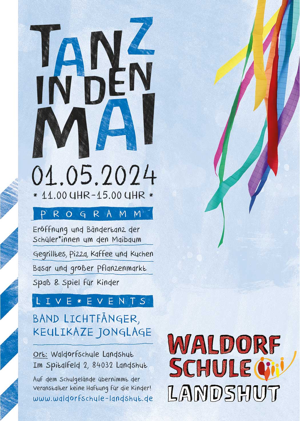 Tanz in den Mai an der Waldorfschule Landshut