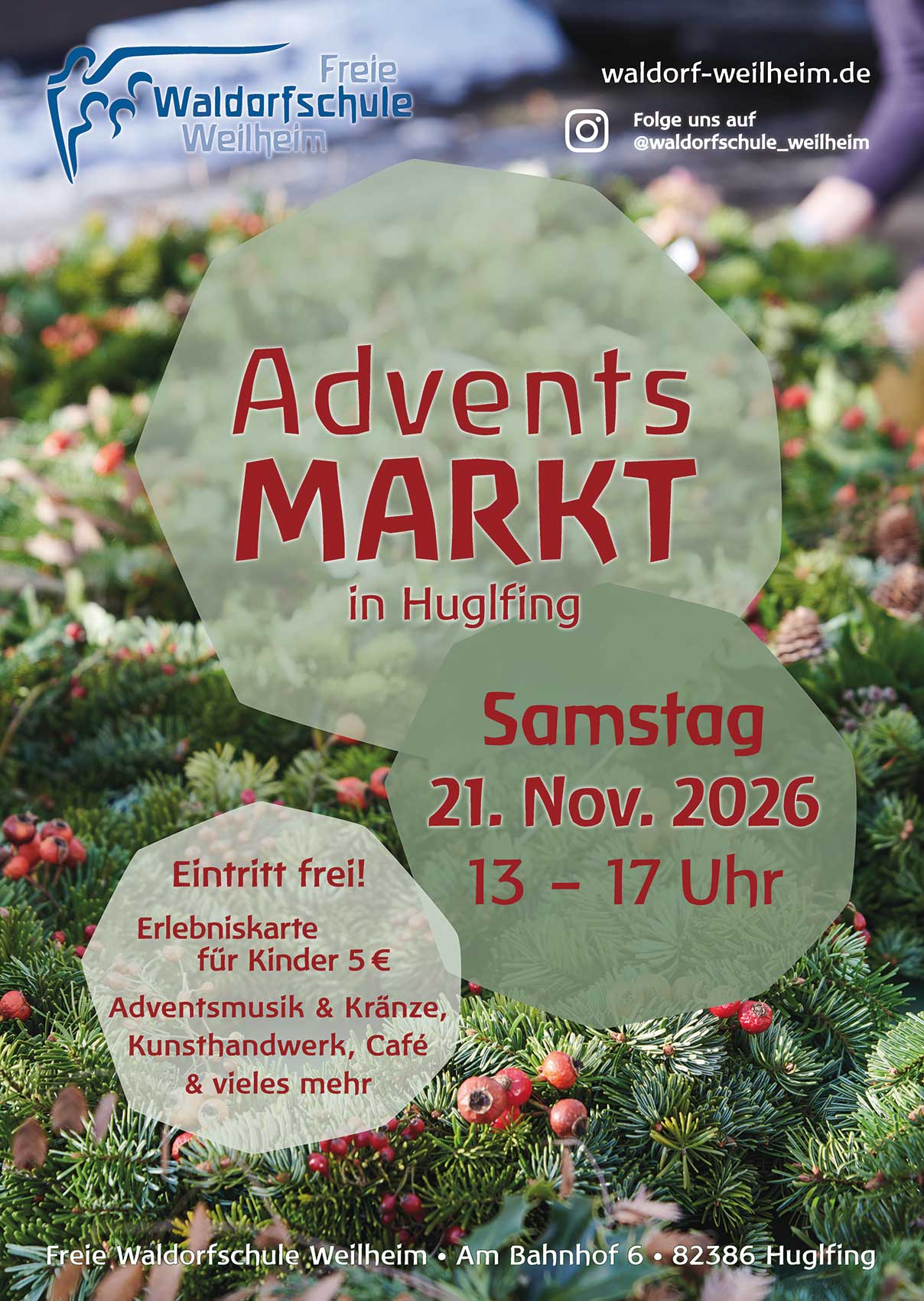 ADVENTSMARKT Waldorfschule Weilheim